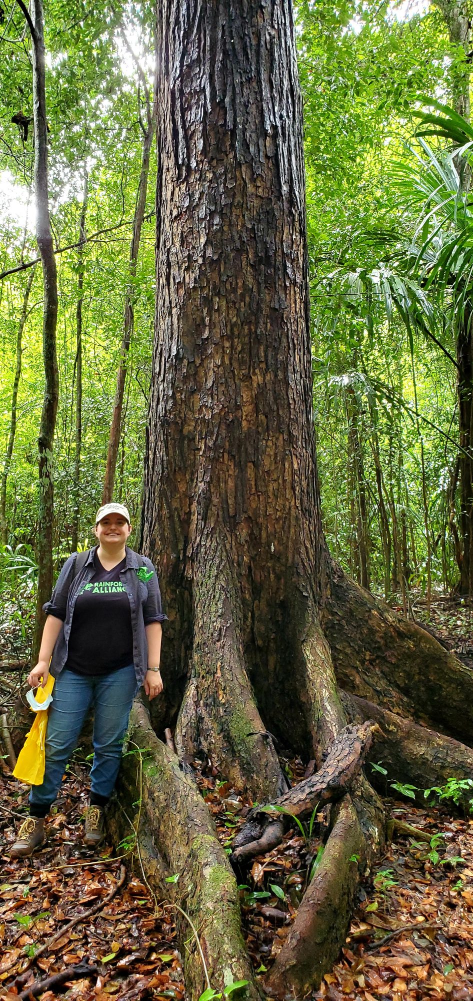 Maria Ghiso in a forest